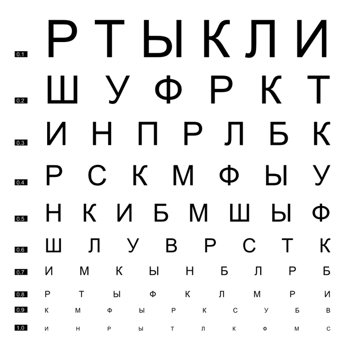 Картинка с домом для проверки зрения
